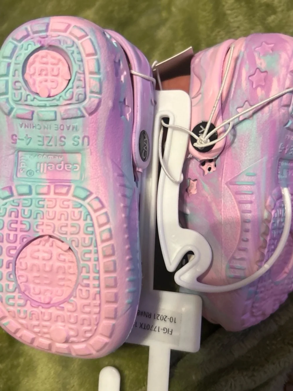 Capelli of New York Kids Unicorn Clogs - Pink & Pastel Swirl
